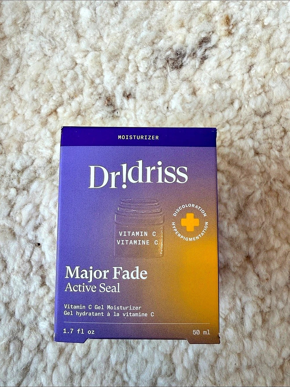 Dr.Idriss Major Fade Active Seal Vitamin C Gel Moisturizer NWT